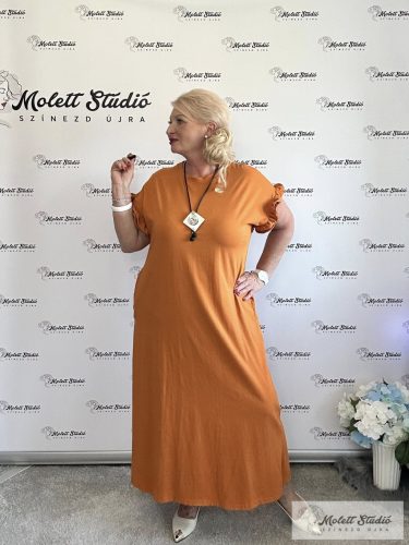 Fiona narancssárga maxi ruha