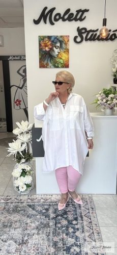 Wei nagyméretű vászon ing